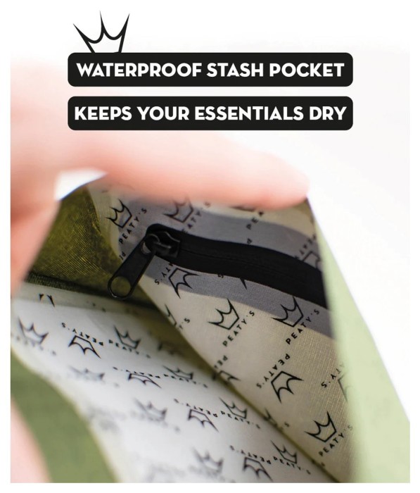 Органайзер на раму для инструмента Peaty's HoldFast Trail Tool Wrap, Moss Green