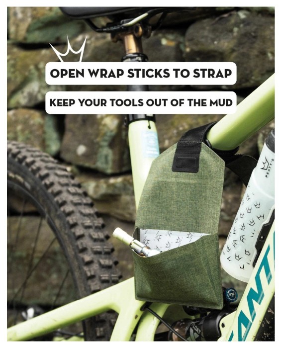 Органайзер на раму для инструмента Peaty's HoldFast Trail Tool Wrap, Moss Green