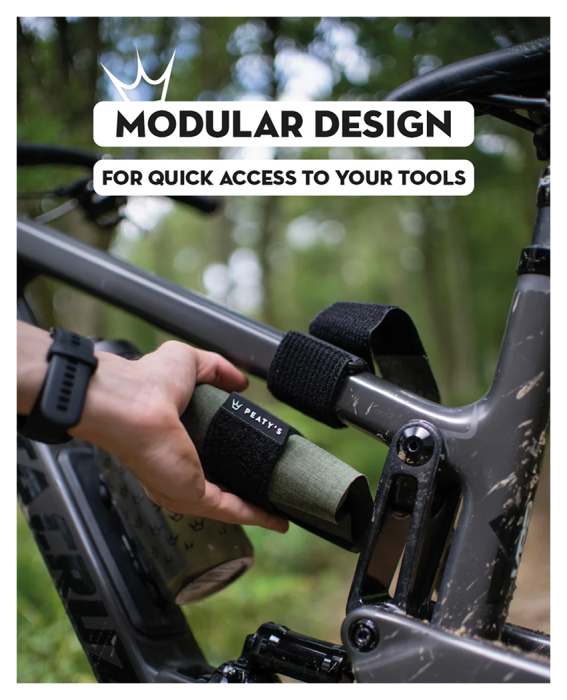 Органайзер на раму для инструмента Peaty's HoldFast Trail Tool Wrap, Moss Green