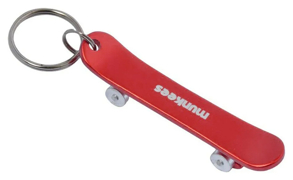 Munkees 3425 брелок-відкривачка Skateboard S red (3425-RD)