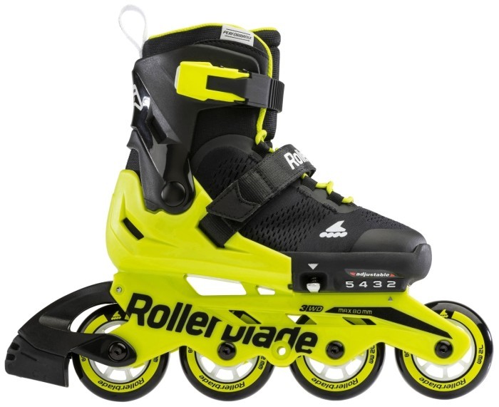 Ролики детские Rollerblade Microblade Black Neon Yellow