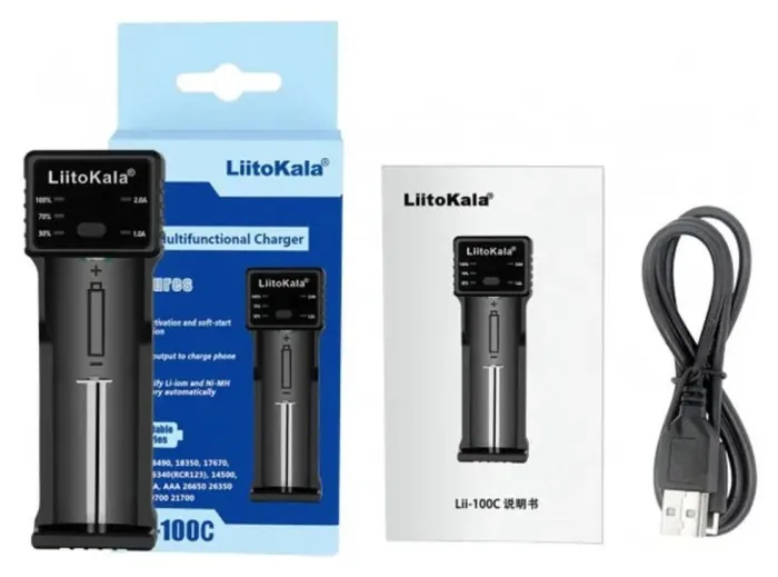 Зарядний пристрій LiitoKala Lii-100С battery charger