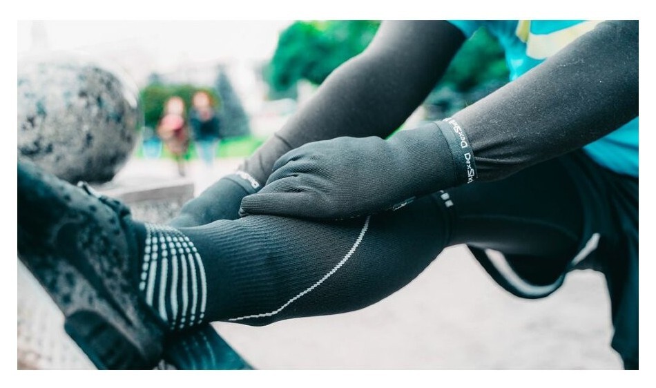 Шкарпетки водонепроникні Dexshell Compression Mudder, р-р XL, сірі, укр, укр