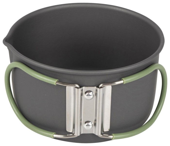 Набор посуды Bo-Camp Explorer 4 Pieces 19 Hard Anodized Grey/Green (2200241)