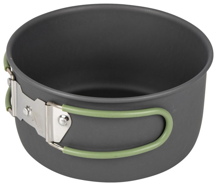 Набор посуды Bo-Camp Explorer 4 Pieces 19 Hard Anodized Grey/Green (2200241)