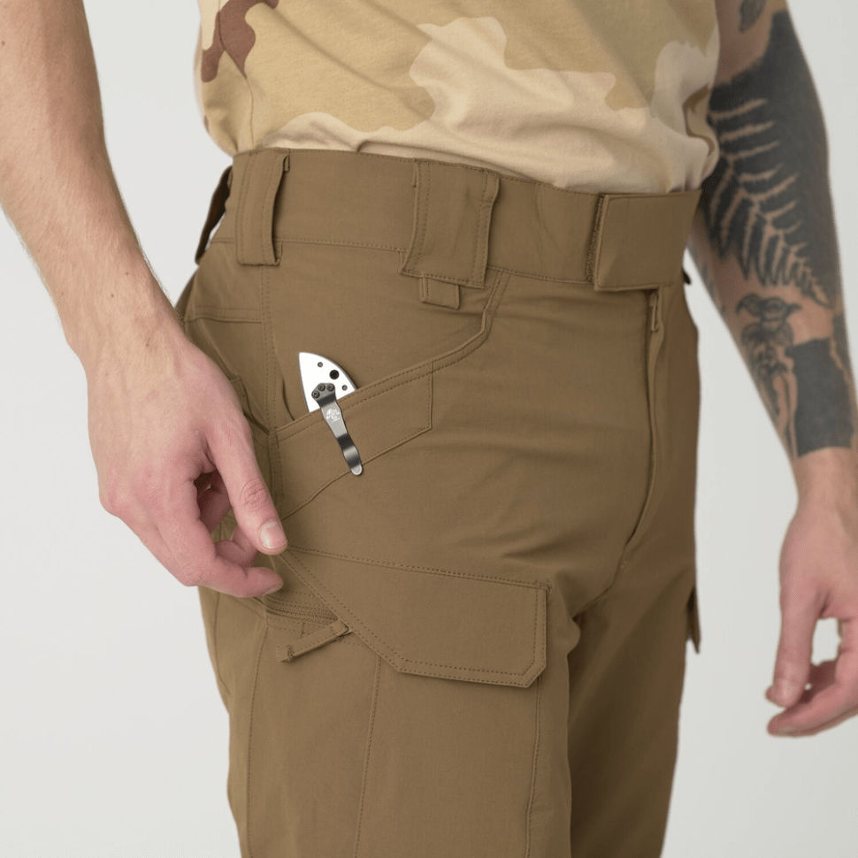 Штани тактичні Helikon-Tex OTP (Outdoor Tactical Pants) - VersaStretch - Mud Brown, розмір M, укр, укр