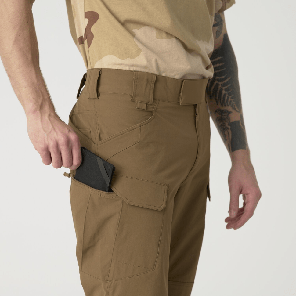 Штани тактичні Helikon-Tex OTP (Outdoor Tactical Pants) - VersaStretch - Mud Brown, розмір M, укр, укр