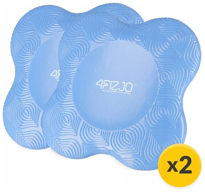 Підставки під коліна та лікті для йоги 4FIZJO 2 шт Blue (P-5907739315359)