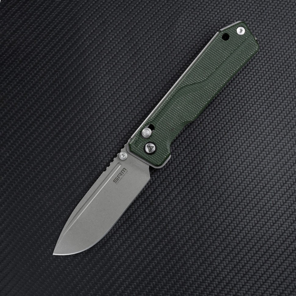 Нож складной SRM Rubik 7228B-MG, зеленый