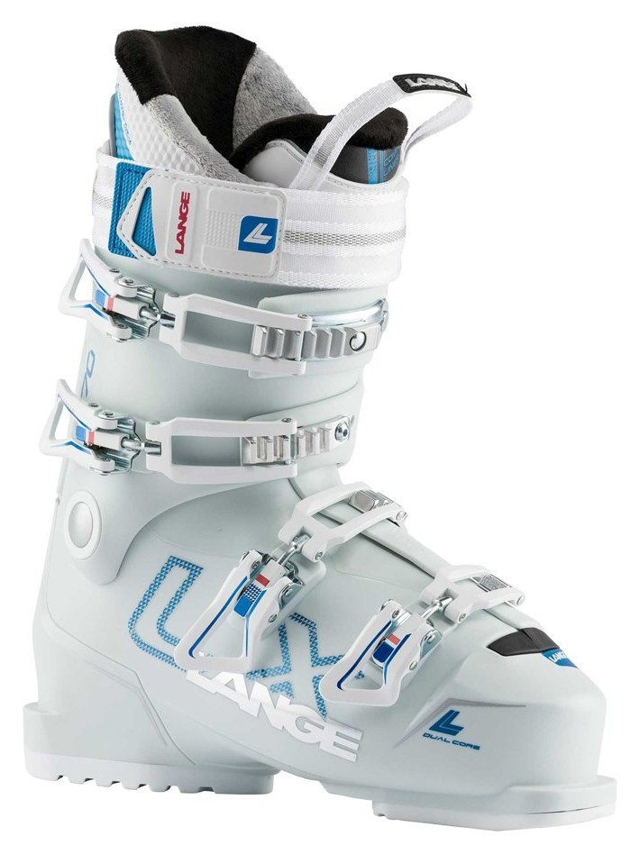 Ботинки горнолыжные Lange LX 70 W 37 (235мм) Mineral white/metalic blue (LBK6240-WRH)