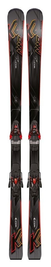 Лижі гірські (комплект) K2 AMP BOLT+MXCELL 14 TCX 172см Black/orange (1050000.152.1 + 1051101.152.1), укр, укр