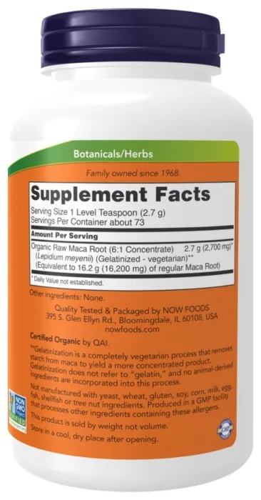 Maca Pure Powder 6:1 Концентрировать - 198g