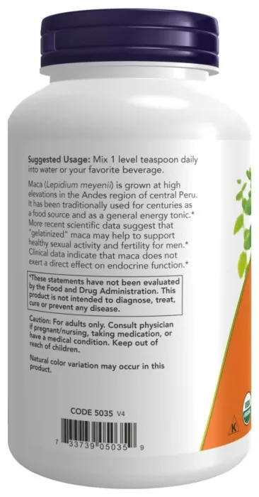 Maca Pure Powder 6:1 Концентрировать - 198g