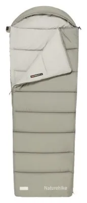 Спальный мешок с капюшоном Naturehike MS300 CNK2350WS023 правый, зеленый