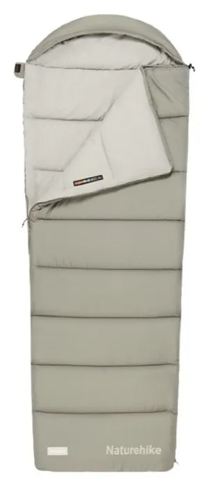 Спальный мешок с капюшоном Naturehike MS300 CNK2350WS023 правый, зеленый