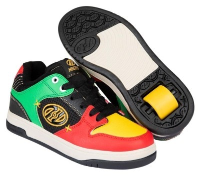 Роликовые кроссовки Heelys Cosmical HE101313 Red Black Green Yellow Red Black Green Yellow