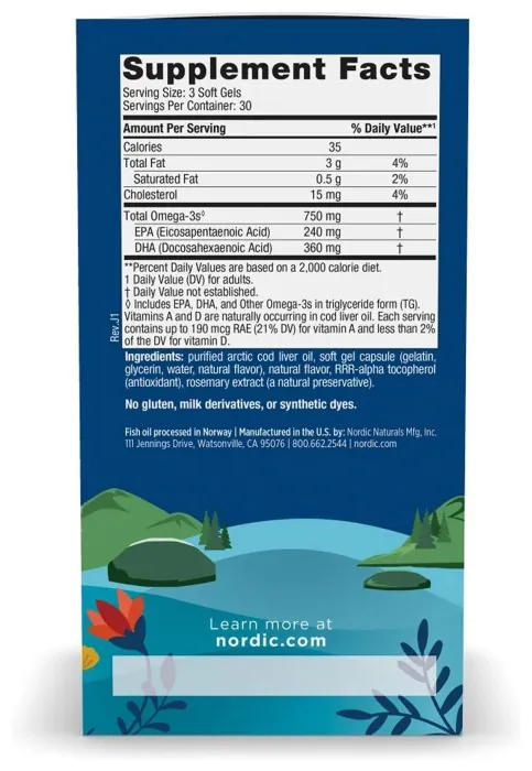 Arctic Cod Liver Oil - 90 softgels