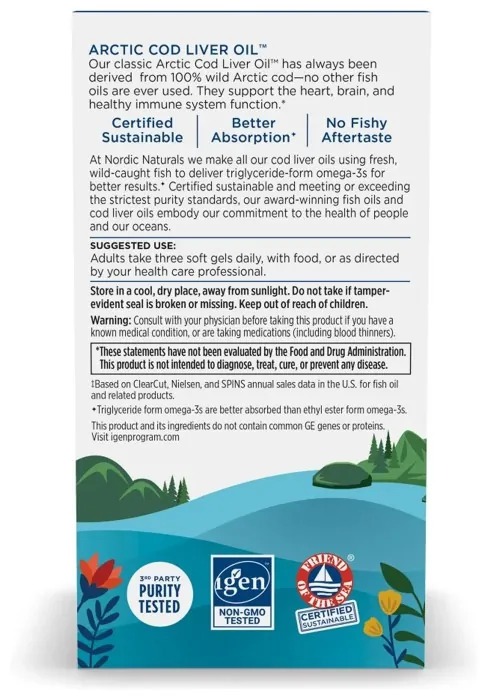 Arctic Cod Liver Oil - 90 softgels