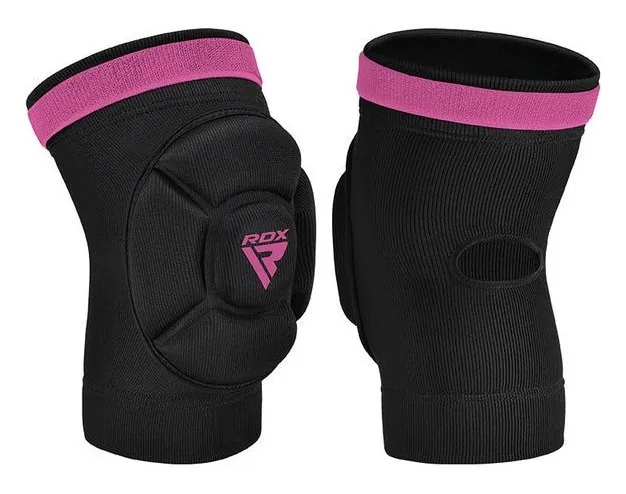Наколінники спортивні RDX HOSIERY KNEE FOAM K5 BLACK/PINK-S (пара)