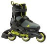 Комплект роликовые коньки Rollerblade Microblade Free 3WD Anthracite Lime + защита Фото - 1