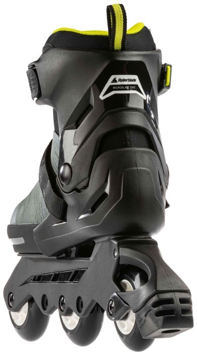Комплект роликові ковзани Rollerblade Microblade Free 3WD Anthracite Lime + захист, укр, укр