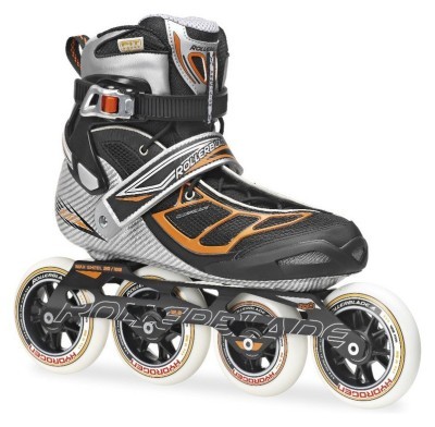 Роликовые коньки для взрослых Rollerblade TEMPEST 100 M 42 (9US) 270мм Silver/orange (07301800 955)
