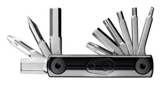 Мультитул для велосипеда Crankbrothers F15 Nickel/black (16092)