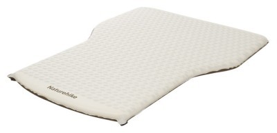 Матрац автомобільний кемпінговий двомісний Naturehike CNK2450WS010, 197х134х6,5 см світлий із вбудованою помпою для надування