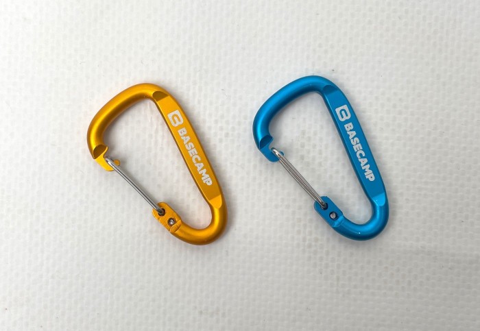 Набор алюминиевых сервисных карабинов Base Camp Delta 4 Wire Set 2, 2 шт, Blue/Orange