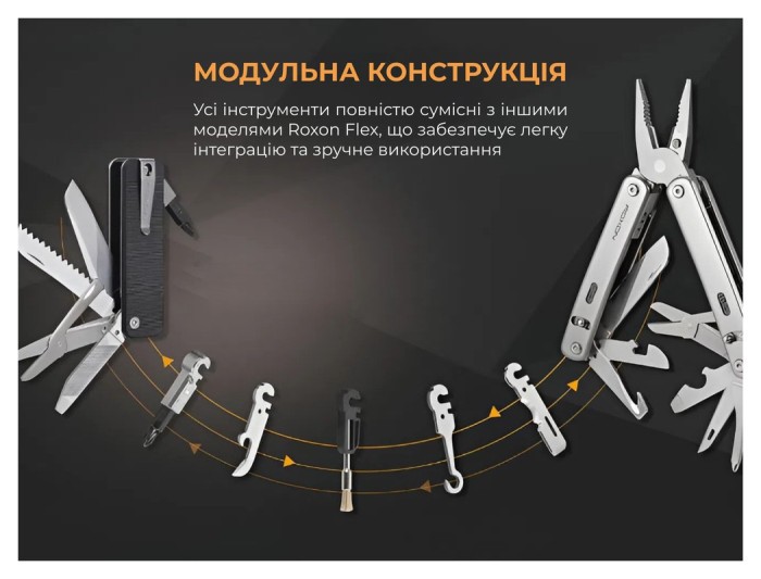 Мультитул Roxon Flex Companion S503G черный