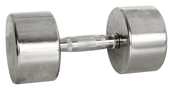 Гантель хромированный inSPORTline Crossteel 12 кг