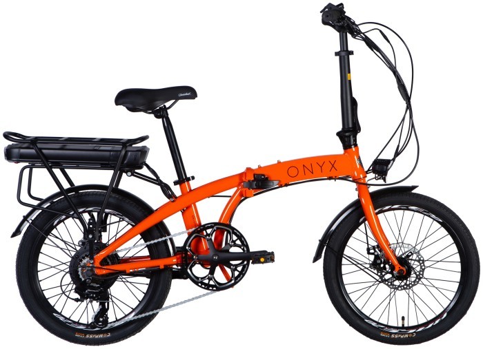 Велосипед з електроприводом 20" AL Dorozhnik eONYX DD FR рама-11" 36B 12.5А*г 500Вт помаранчевий YS 7421 2025, укр, укр