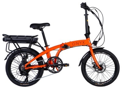 Велосипед з електроприводом 20" AL Dorozhnik eONYX DD FR рама-11" 36B 12.5А*г 500Вт помаранчевий YS 7421 2025