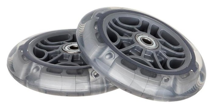 Набір коліс до самокатів GLOBBER серії GOUP/PRIMO/ELITE/MASTER ø121мм  світиться 3 кольори