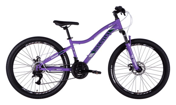 Велосипед ST 26" Discovery KELLY DD FR рама-14" фиолетовый 2025