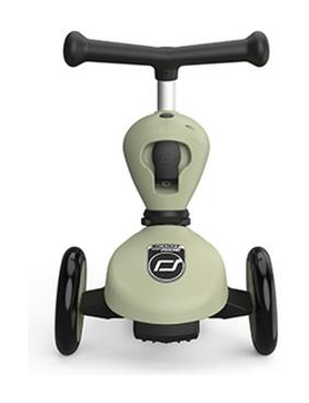 Самокат Scoot and Ride серії Highwaykick-1 оливковий,  1-5 років