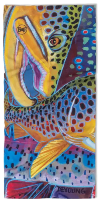 Шарф-труба Buff Coolnet UV Derek De Young, Trout Confetti