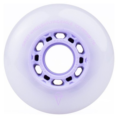 Колеса для роликов Flying Eagle Ice Cream 85A 4 шт фиолетовые 72 мм
