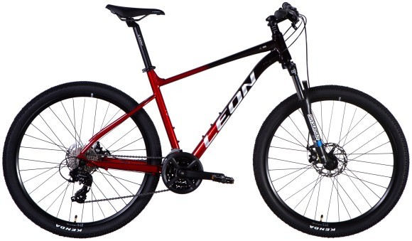 Велосипед AL 27,5" Leon XC 105 DD CS рама-19" черный с красным 2025