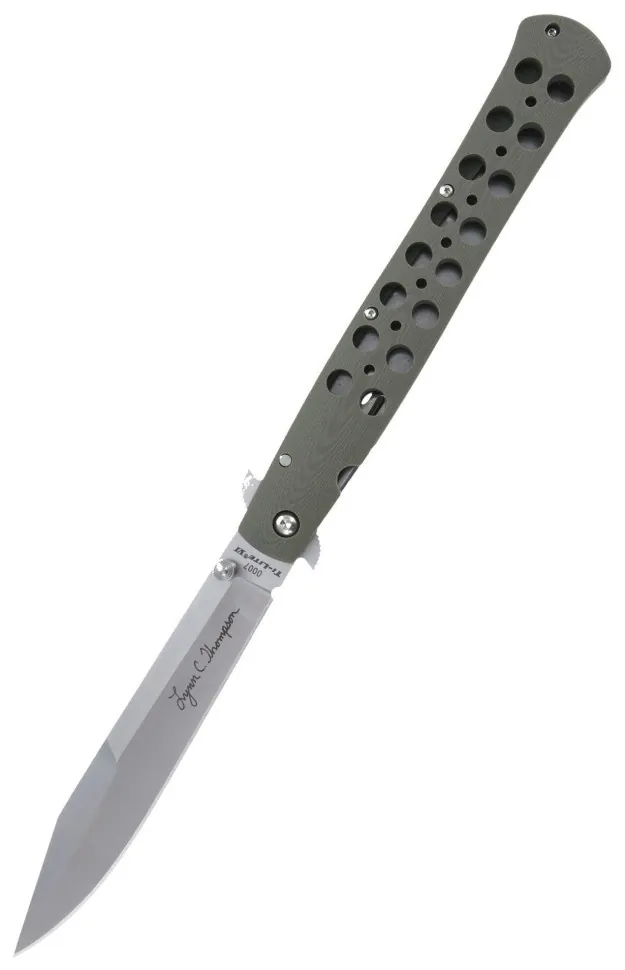 Ніж складаний Cold Steel Lynn Thompson TI-Lite, Green (SHM_CST CS-26C6AA)