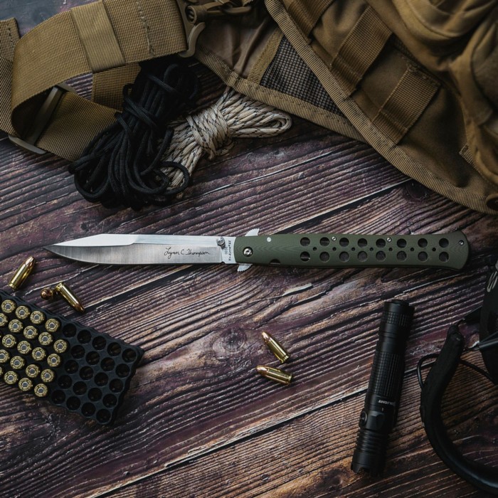 Ніж складаний Cold Steel Lynn Thompson TI-Lite, Green