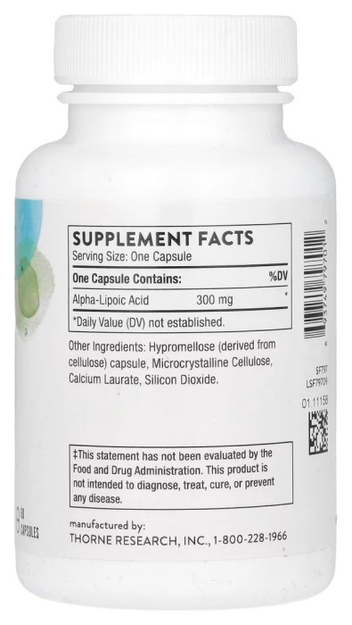 Alpha-Lipoic Acid - 60 caps