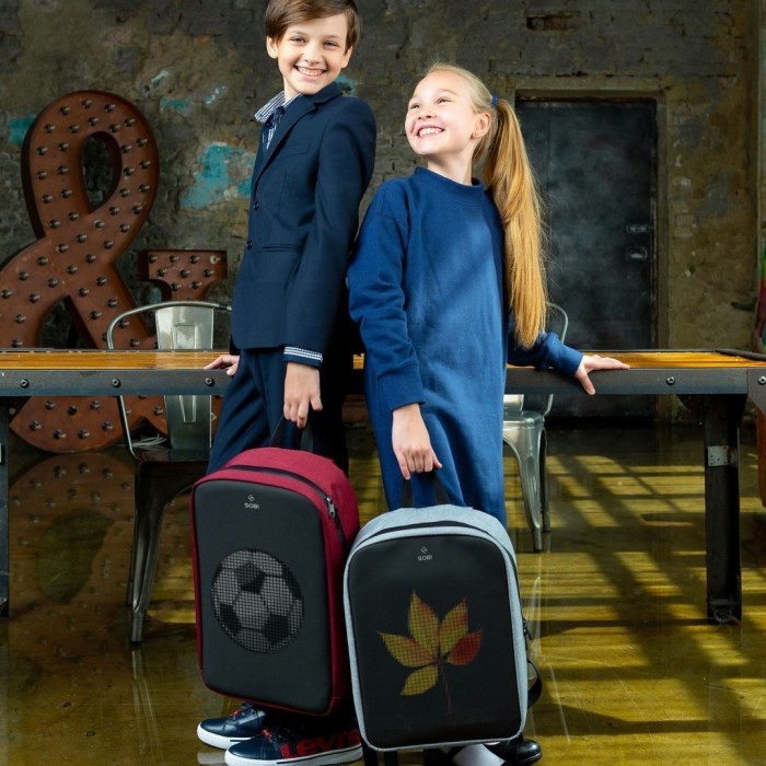 Рюкзак Sobi Pixel Max SB9703 Red с Pink экраном