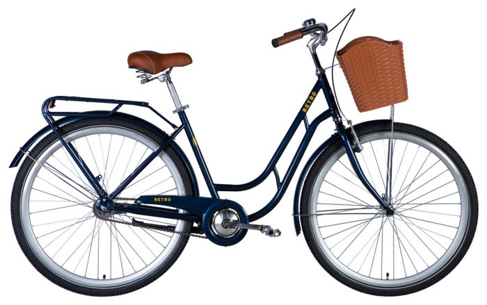 Велосипед уцінений ST 28" Dorozhnik RETRO Velosteel рама-19" синій 2026, укр, укр