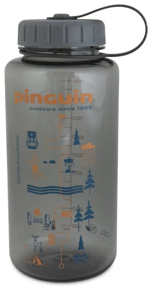 Фляга Pinguin Tritan Fat Bottle 2020 BPA-free, 1,0 L, Grey (SHM_PNG 806687)