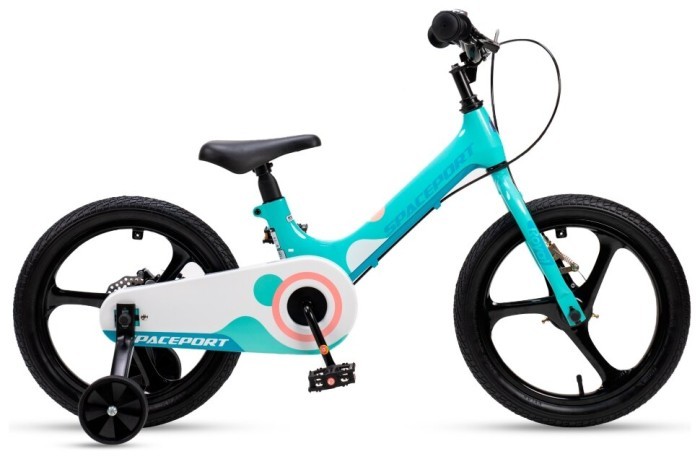 Велосипед RoyalBaby SPACE PORT 16", OFFICIAL UA, бирюзовый