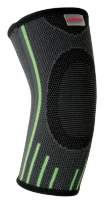 Компрессійний налокітник MadMax MFA-283 3D Compressive elbow support Dark grey/Neon green S