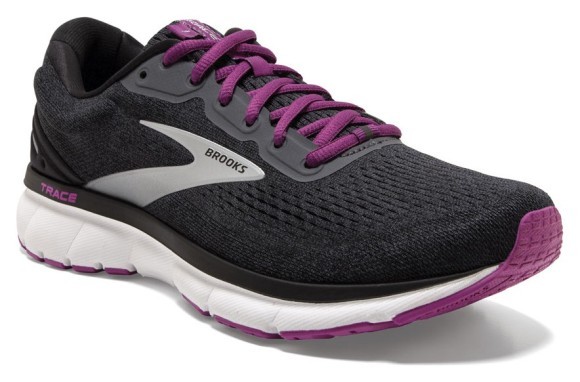 Кроссовки женские Brooks TRACE W 41 (9.5US) 021 Ebony/black/wood violet (1203511B021)