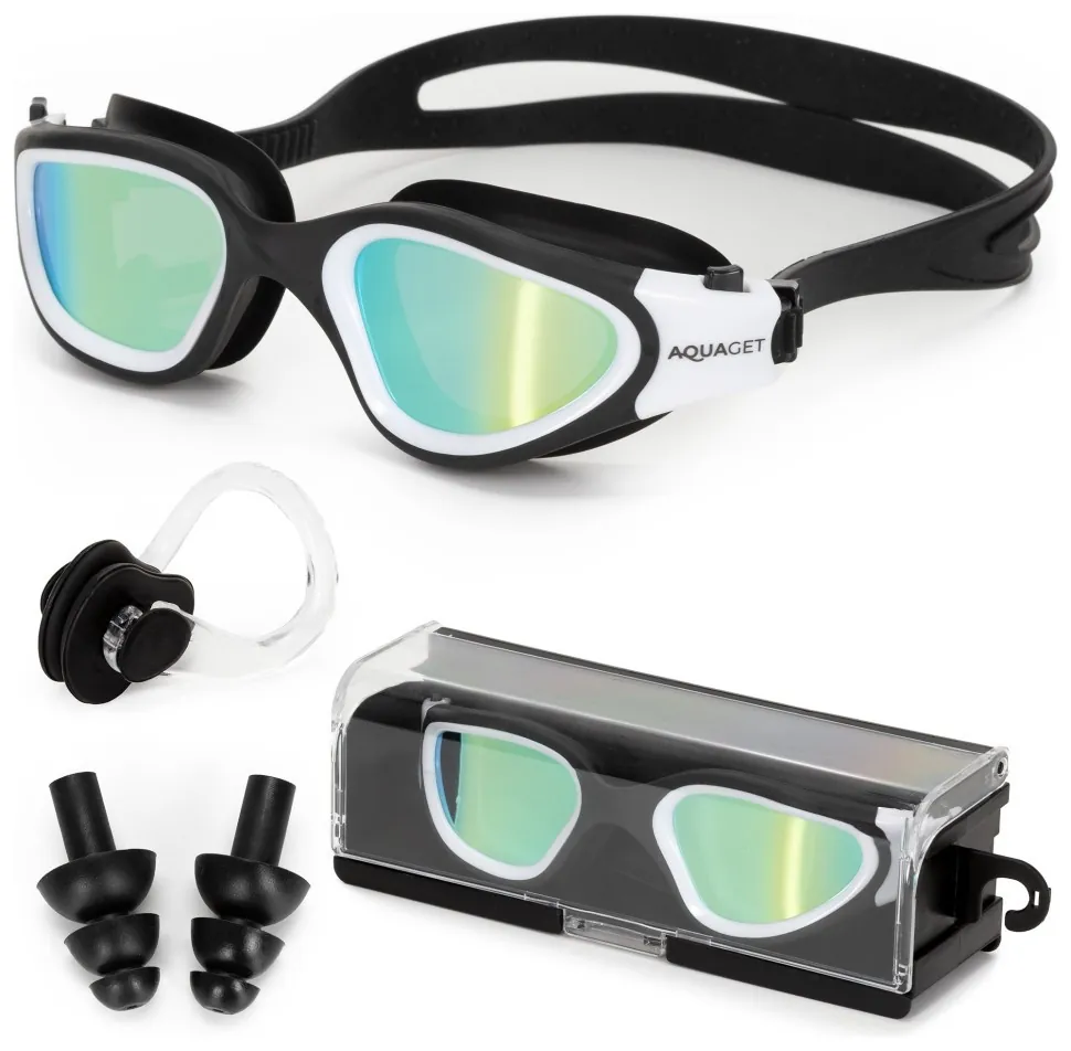Окуляри для плавання Aquaget AQ0011 Black (LFAQ0011)