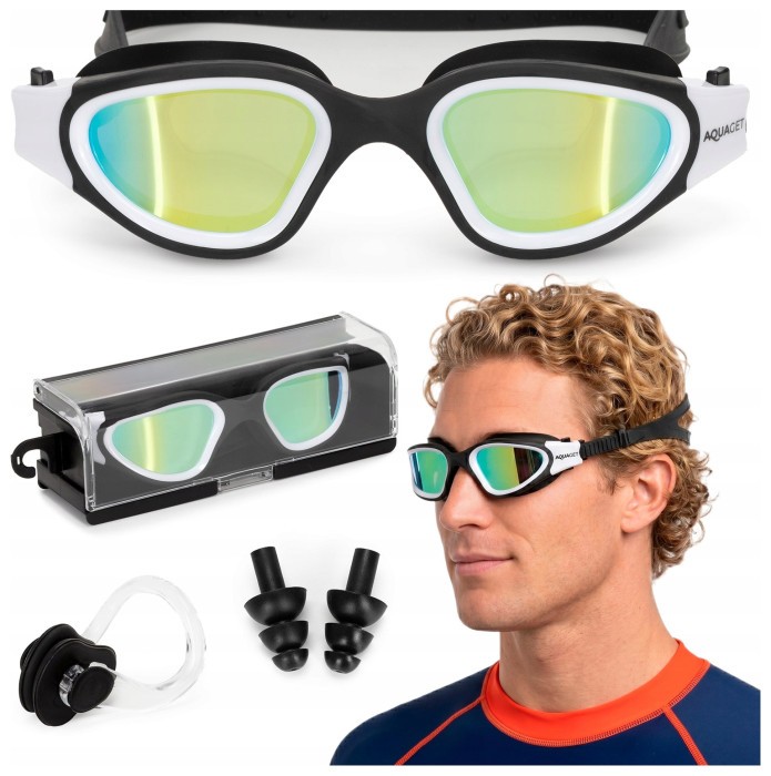 Окуляри для плавання Aquaget AQ0011 Black